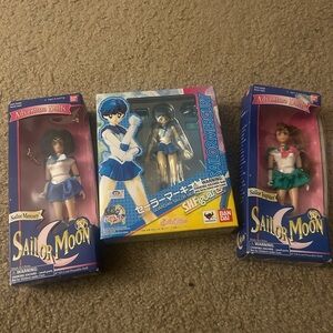 Bandai Sailor Mercury Blue Doll - Sailor Moon Collectible - Sailor Jupiter